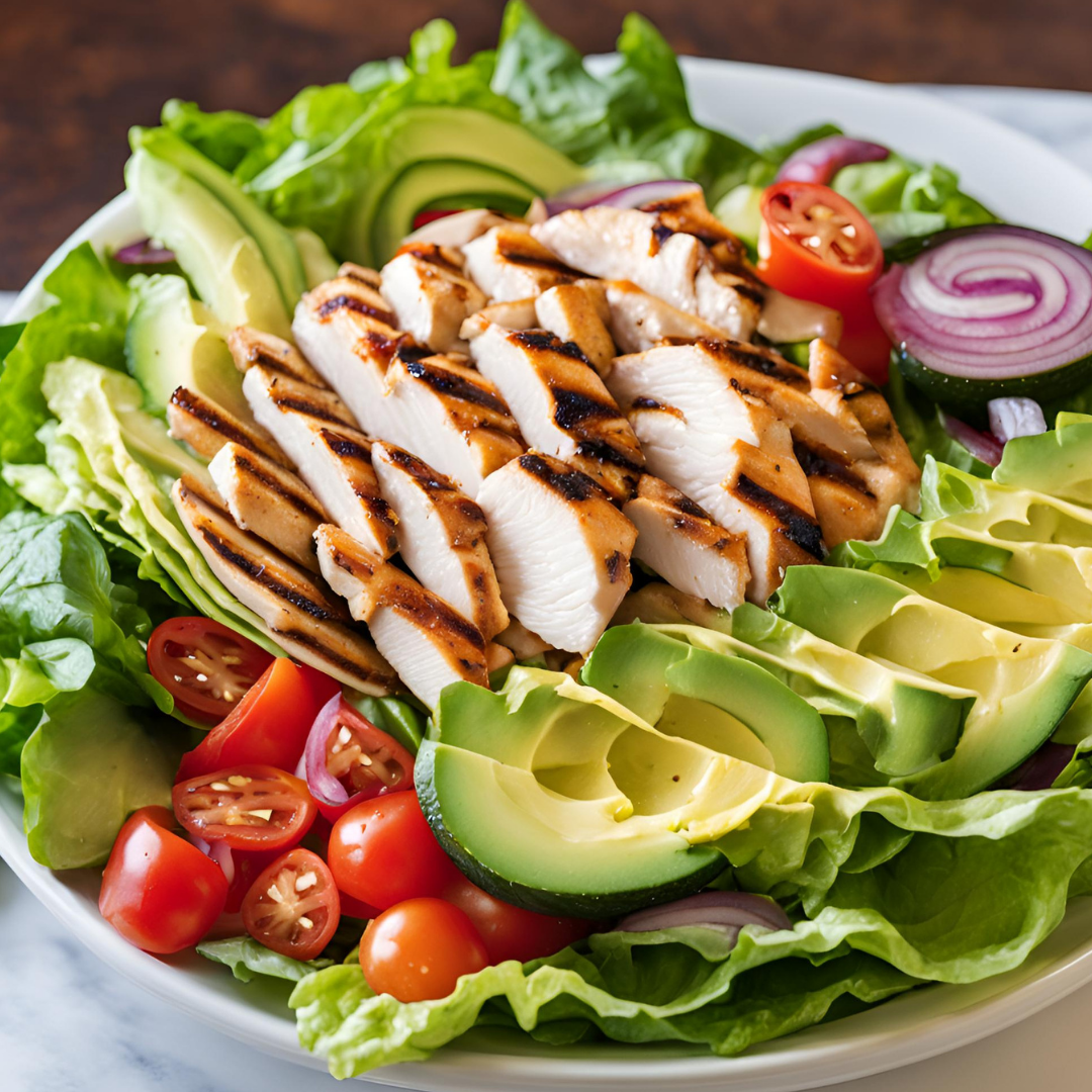 Grilled Chicken & Avocado Salad